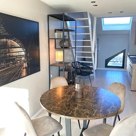 Penthouse With Airconditioning And Big Terrace, Close To Sint-pieters Station And Centre * 根特