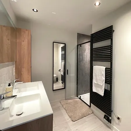 Penthouse With Airconditioning And Big Terrace, Close To Sint-pieters Station And Centre 公寓 根特