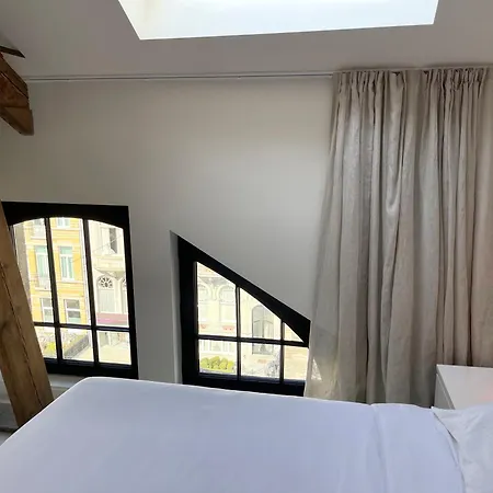 Penthouse With Airconditioning And Big Terrace, Close To Sint-pieters Station And Centre 公寓 根特
