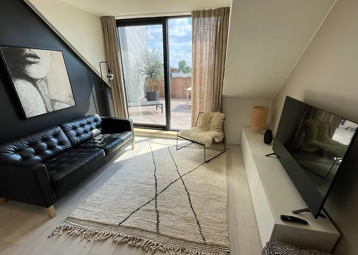 Apartment Penthouse With Airconditioning And Big Terrace, Close To Sint-pieters Station And Centre Ghent